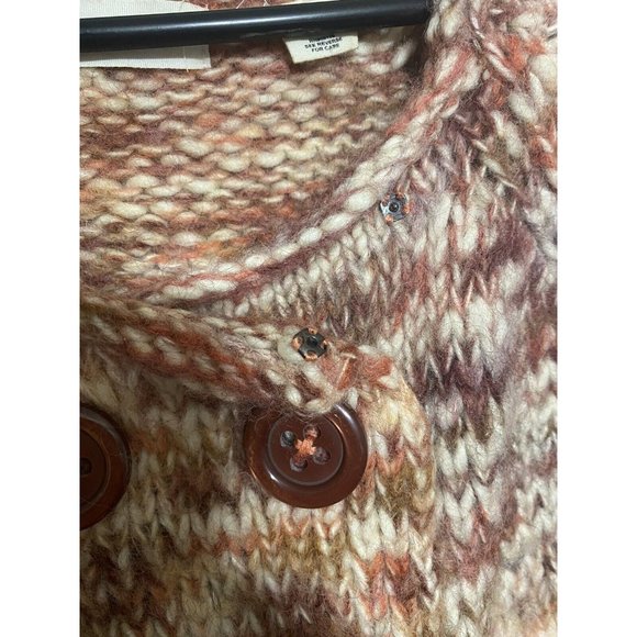 Anthropologie Sleeping on Snow Size Medium Cardigan Wool Front Buttons - Picture 5 of 8